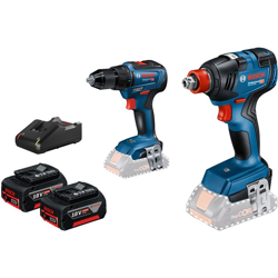 Bosch Set combinato, con 2 batterie, Caricabatteria rapido e L-BOXX - 06019J2200 precio