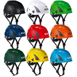 Casco lavoro Kask giallo sottogola elmetto protezione cantiere areato misura regolabile características