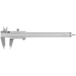 CALIBRO DI PRECISIONE VENTESIMALE MONOBLOCCO INOX mm 200 CM 20 FERVI C011/200 características