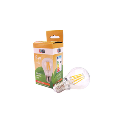 Ledlux - Lampada Filo Led Con Filamento E27 A60 8W 360 Gradi Bianco Caldo 2700K Bulbo Sfera Palla Goccia Come Lampade Tradizionali SKU-4407 características
