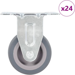 Vidaxl - Rotelle Fisse 24 pz 50 mm en oferta