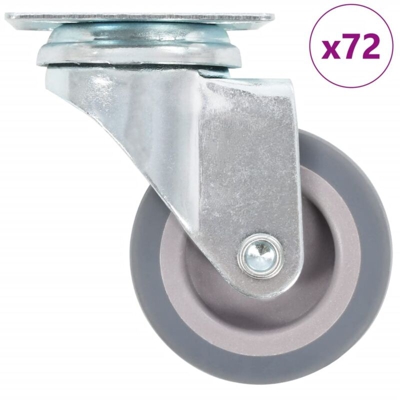Vidaxl - Ruote Girevoli 72 pz 50 mm