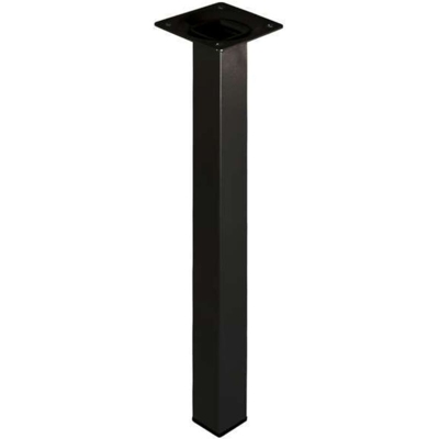 Masidef - Piede Quadro Nero 25x25.H 300