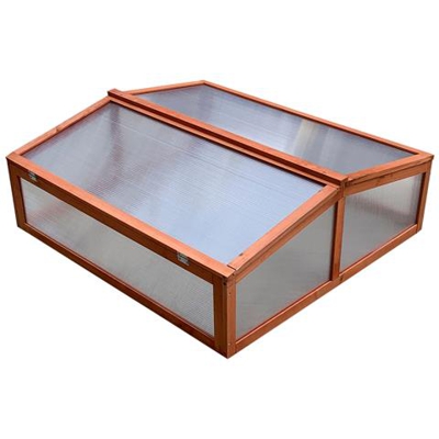 Serra Gardiun Wooden Ii 90x82x32 Cm In Legno E Policarbonato