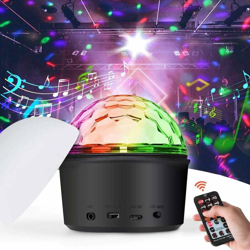 Langray - Luce da Palco,Luce Notturna LED Luci Discoteca LED luci festa discoteca Effetti Luce Audio Bluetooth USB MP3 Lettore Musicale Luci da en oferta
