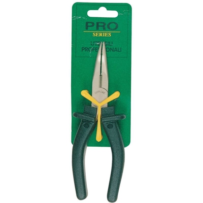 Idroweb - Pinza per elettricisti becchi mezzitondi curvi in acciaio 6 PEZZI