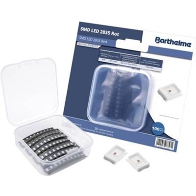 Barthelme Kit LED SMD 2835 Rosso 600 mcd 120 ° 60 mA 2 V Bulk