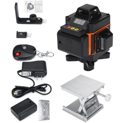 Augienb - 4D 16 linee di misurazione automatica del livello di luce laser verde Rotazione trasversale a 360 gradi Alta precisione características