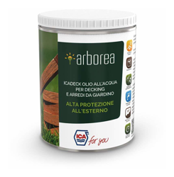 Ica For You - Olio all'Acqua per Decking e Arredi da Giardino-NOCE-750 ml ICADECK características
