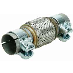 Tubo flessibile di scarico in acciaio inox universale 50x100 mm con 2 morsetti - ECD GERMANY características