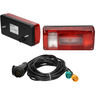 Coppia 2x 12V posteriore stop per luci di coda fanali rimorchio camion autocarro - ECD GERMANY