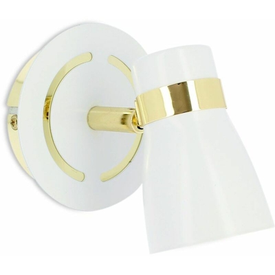 Arum Lighting - Applique HAMPTON 1 Spot GU10 Ottone Bianco Opaco
