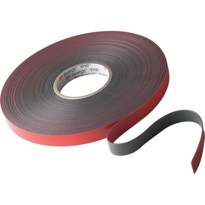 Doppio Lato Nastro Adesivo 4611F 19Mmx33Mx1,1Mm Dkl Grigio (A 4)