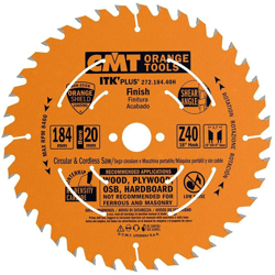 Cmt Orange Tools - 272.184.40H LAMA CIRCOLARE (U-ITK) HW 184X1.7/1.1X20 (16+15.8) Z40 ATB+S características