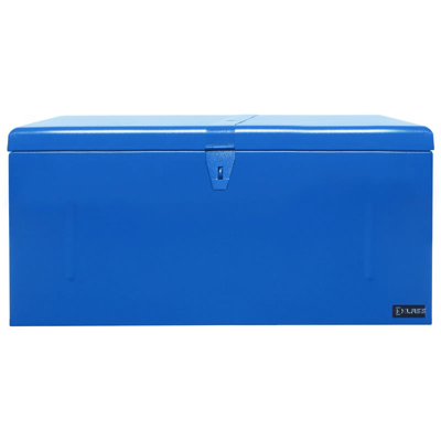 BAULE IN LAMIERA MM.910X530X430 BLU - Klass