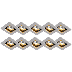 QAZQA Faretto da incasso qure - Moderno - Alluminio - Acciaio - Quadrato Max. 1 x Watt características