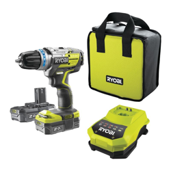 Ryobi Trapano Avvitatore a Percussione Brushless (2x2,0Ah) - R18PDBL-220S en oferta