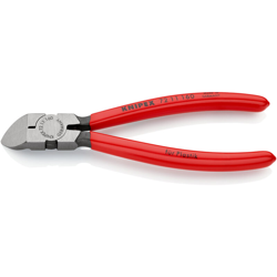 72 11 160 Officina e meccanica Tronchese laterale per materie plastiche senza sfaccettature 160 mm - Knipex en oferta