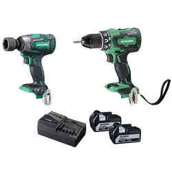 HiKOKI 18V batteria kit (DS18DBSL+WR18DBDL2) KC18DPL(5.0) (HSC III) Combo-Kit - KC18DPLWDZ características