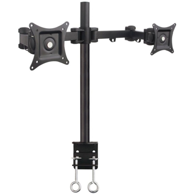 TECHLY Staffa Supporto da scrivania per 2 Monitor 13-27 con morsetto