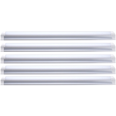 Augienb - 5 pezzi T8 12W LED Tube Light Fixtur 1.6FT Plafoniera da negozio
