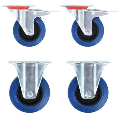 Rotelle 24 pz 100 mm - VIDAXL