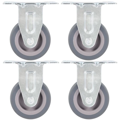 Vidaxl - Rotelle Fisse 4 pz 50 mm