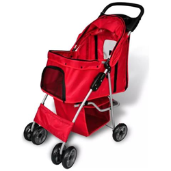 Passeggino Per Cani Rosso precio