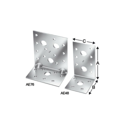 Simpson - Connettore Ad Angolo Ae76 Sst (100) precio