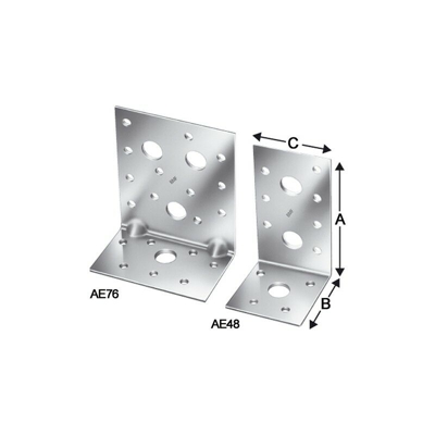 Simpson - Connettore Ad Angolo Ae76 Sst (100)