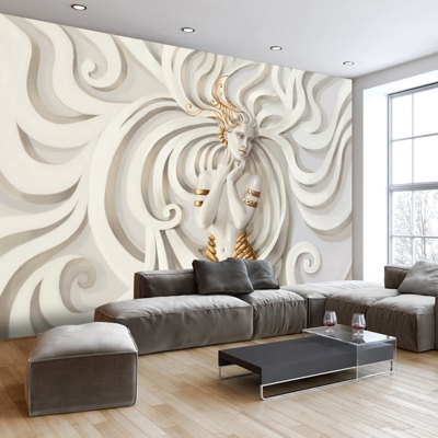 Fotomurale Goddess In Gold cm 300x210 Artgeist