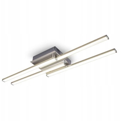 B.K.Licht I Plafoniera a LED I orientabile I a 4 fiamme I plafoniera moderna I incl. 20W I 1600lm I scheda a LED I colore della luce bianca calda I