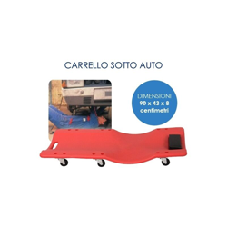 Carrello/Carrellino sottoauto/sotto auto per meccanico/officina con poggia testa - GRECOSHOP características