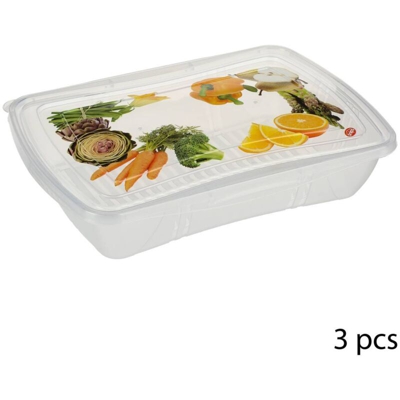 Bighouse It - FRIGO BOX FRESH CONTAINER SET 3 PZ. LT.1