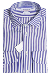 Camicia a righe blu- BRANCACCIO precio