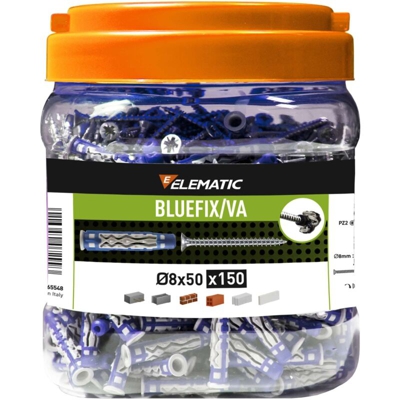 Elematic Bluefix Va 8X50 Barattolo (Pz.150) - ITW CONSTRUCTION PRODUCTS ITALY