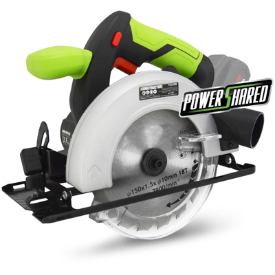 Constructor-power Shared - CONSTRUCTOR Power Shared PSCS20B - Sega circolare professionale 20V senza filo, Garanzia 5 anni. Batteria non compresa