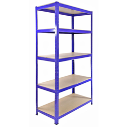 Monster Racking - Scaffale T-Rax In Acciaio Senza Bulloni Blu 90cm x 45cm x 180cm en oferta