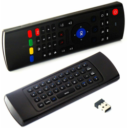 BES - Telecomando con tastiera wireless 2.4G per TV box Smart TV Air mouse en oferta