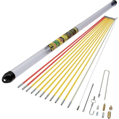 Super kit di aste per tendere i cavi MightyRod PRO 12 m T5422 C.K. 1 KIT