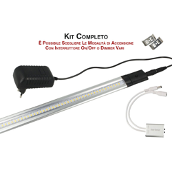 Kit Barra Led Con Sensore Door Apertura Anta 50cm Luce Calda Alimentatore Compreso Per Cucina Sottopensile Mobile ect. - LEDLUX características