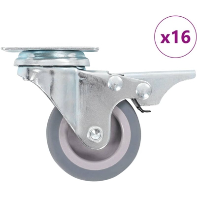 Vidaxl - Ruote Girevoli 16 pz 50 mm