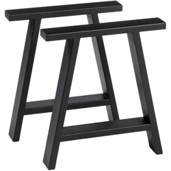 Lotto 2 pezzi Gambe da tavolo industriali in metallo Mobili fai-da-te 35x7x 40 cm - AUGIENB precio