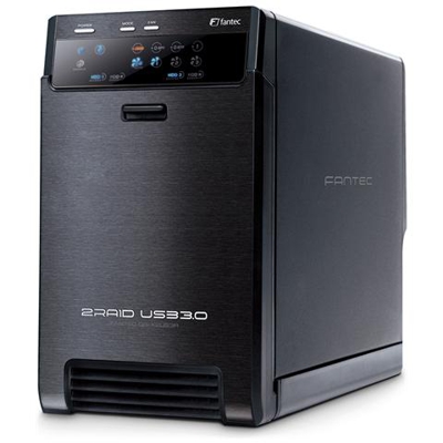 Nas QB-X2US3R SATA, Seriale ATA II, Serial ATA III, 0, 1, BIG, JBOD, NAS, Mini Tower, Attivo, Nero