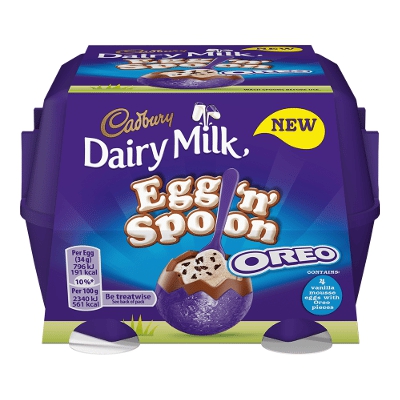 Cadbury Oreo Egg & Spoon