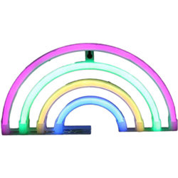 caso ha portato al neon + USB batteria con bis (comma arcobaleno - colore) - ASUPERMALL características