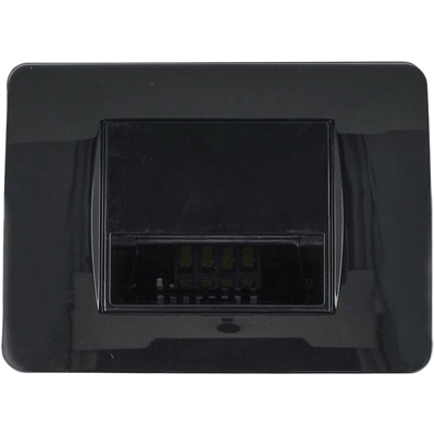 SANDASDON Segnapasso Led Nero 220V 1,6W Caldo 3500K Per Cassette 503 Compatibile Bticino Matix