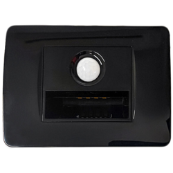 SANDASDON Segnapasso Led Con Sensore Nero 220V 1,6W Freddo 6500K Per Scatola 503 Compatibile Bticino Matix en oferta