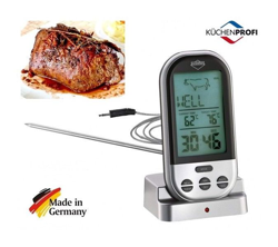 Küchenprofi - RADIO TERMOMETRO DIGITALE A SONDA PORTATILE FINO 30m PROGRAMMABILE 'KUCHENPROFI' en oferta