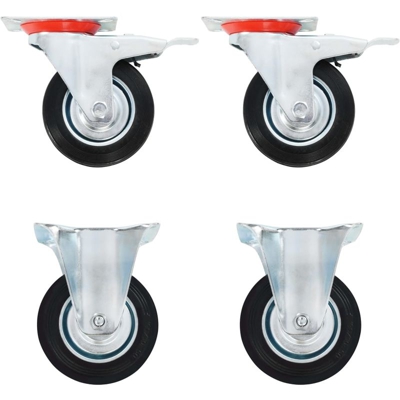 Vidaxl - Rotelle 4 pz 100 mm
